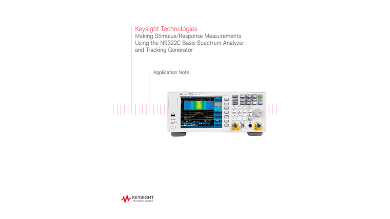 Stimulus-Response Tests Using a Spectrum Analyzer